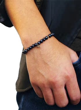 MusaSinging男士复古珍珠黄铜