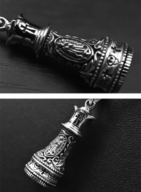 MusaSinging男款国际象棋项链