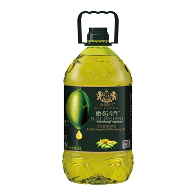 欧佩特拉5L含西班牙橄榄食用植物调和油大桶装食用油家用批发团购
