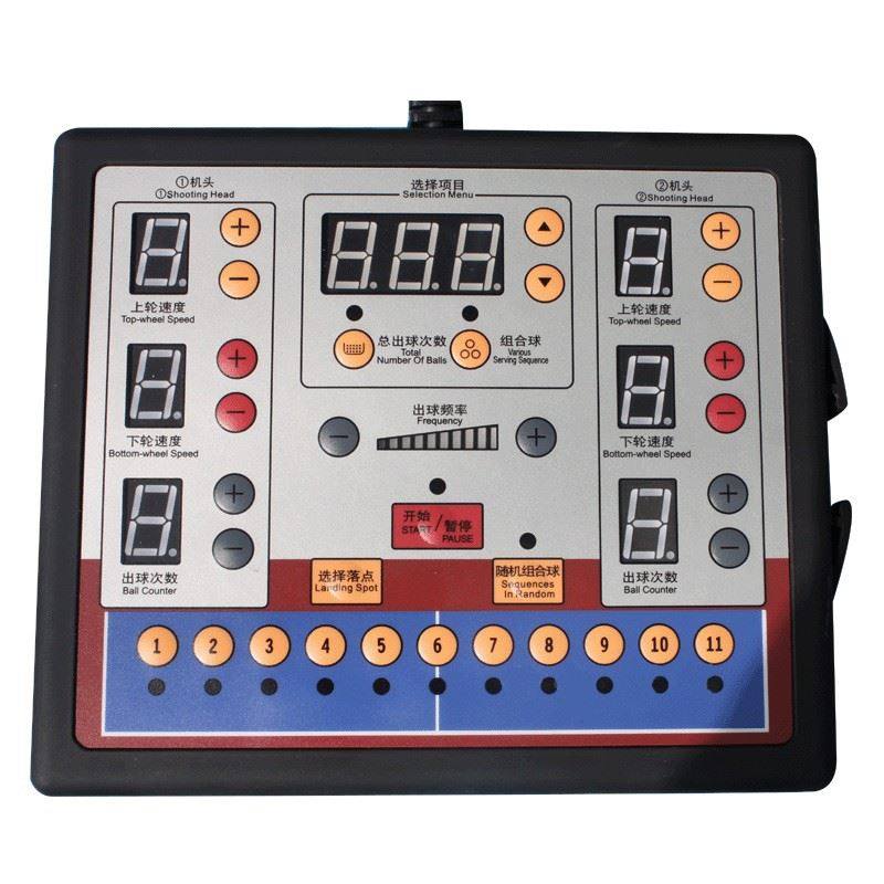 泰德乒乓球发球机S27T包邮双头双轮发球机器智能落地式专业考试,淘宝优惠券,粉丝福利购,淘宝优惠卷