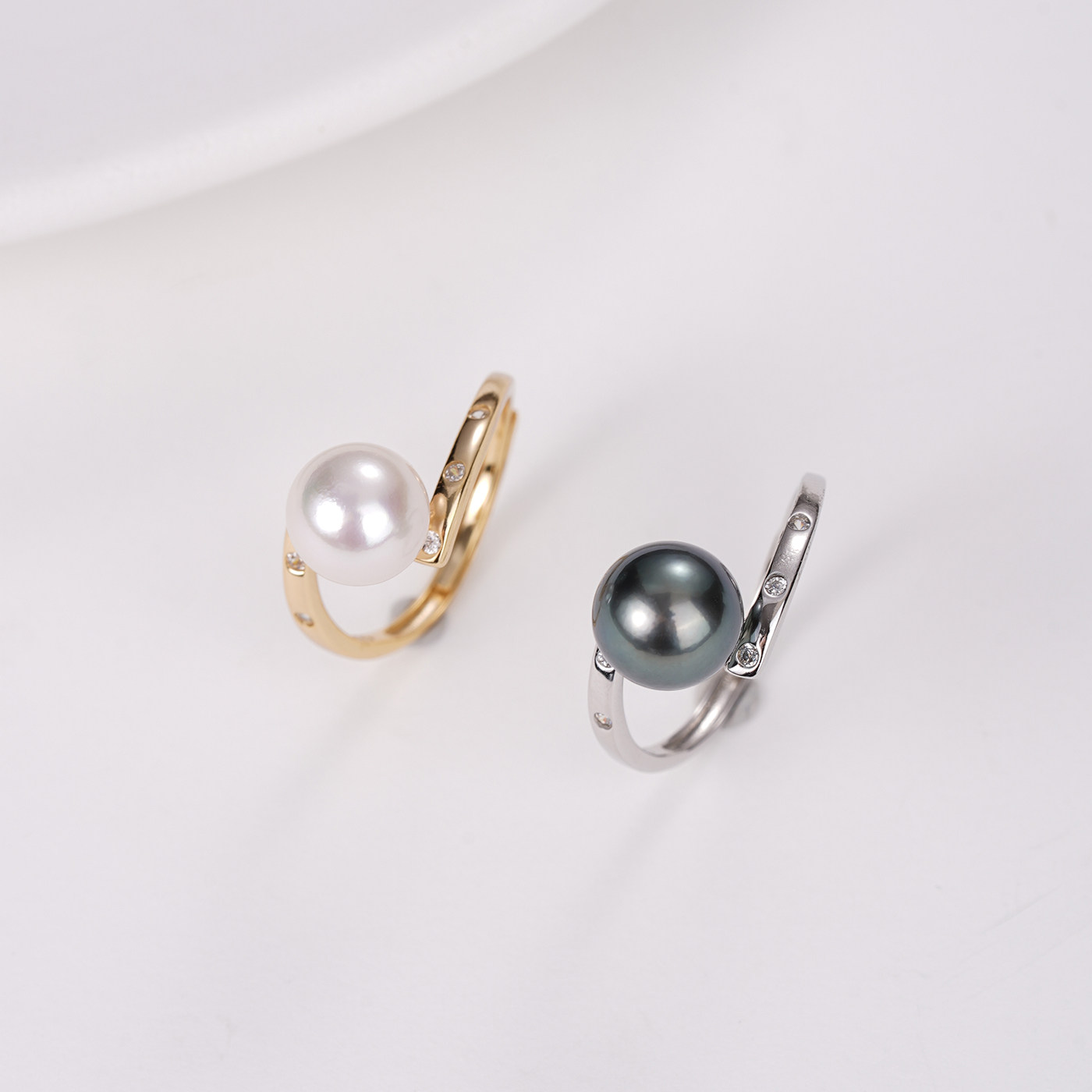 Tahitian Akoya Pearl Ring S925 Silver