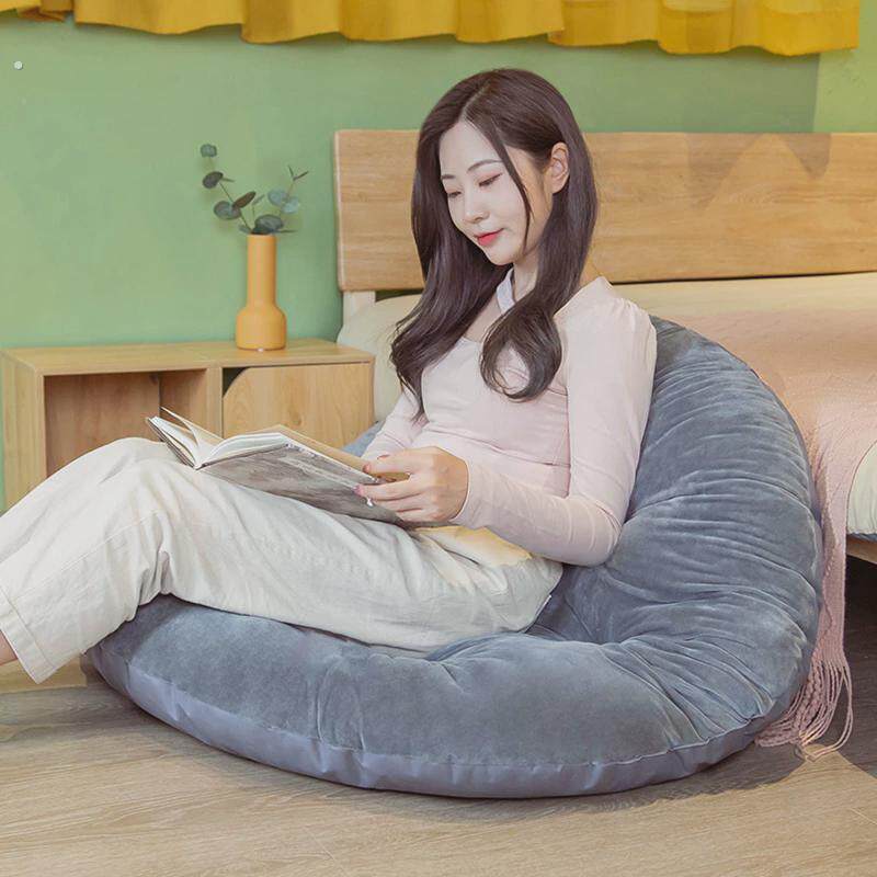 Lazy tatami floor mat Japanese-style cushion bedroom floor balcony circle hanging chair bay window oversized solid color round futon