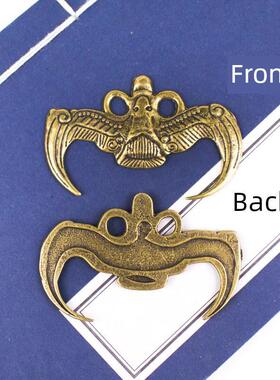 纯铜蝙蝠福鼠吊五帝钱六帝钱铜钱挂横梁用办公室家居横梁装饰挂件