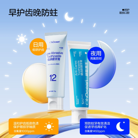 Breathe Ocean Fluoride Toothpaste for Anti-Cavities and Whitening