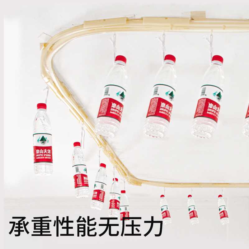 u型双滑轨粘贴床幔 轨道床帘蚊帐一体式学生宿舍强遮光上铺 - 图0