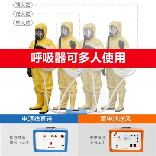 送风式长管呼吸器20米长双人用含面罩20米送风长管呼吸器 - 图2