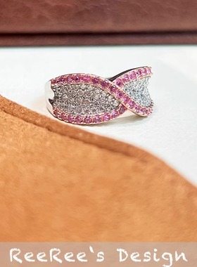 925纯银戒指蝴蝶结原创设计