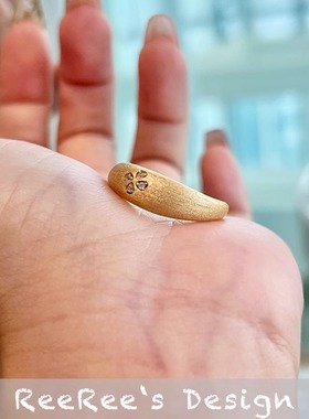 925纯银工艺拉丝个性戒指气质