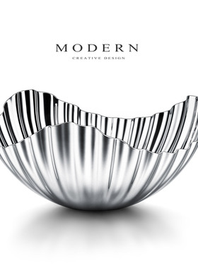 MODERN果盘不锈钢手工抛光打磨