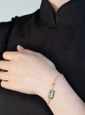 吾往女复古高级原创设计手链