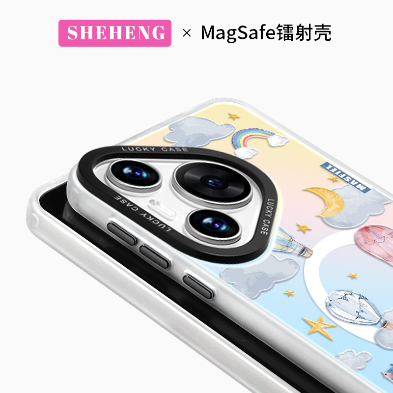 SHEHENG × 热气球之旅适用华为Pura70手机壳新款p70/p60pro软硅胶p50全包p40防摔高级感外壳保护套不会撞壳 - 图2