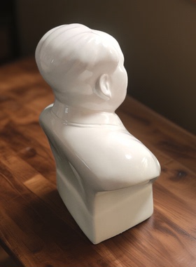 34cm毛主席唐山陶瓷半身像摆件