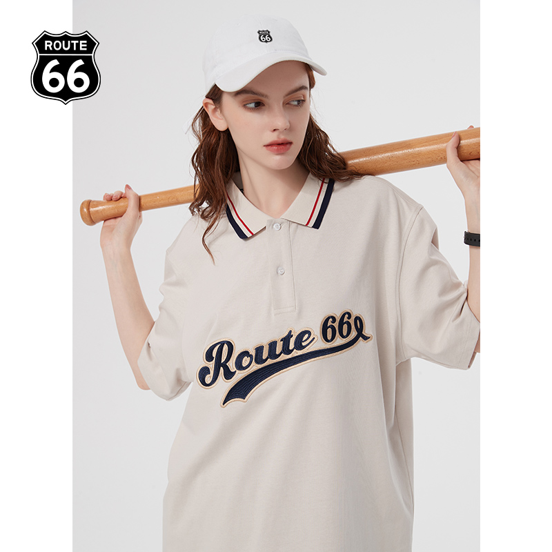 66号公路/route66潮牌情侣polo衫 ROUTE66Polo衫