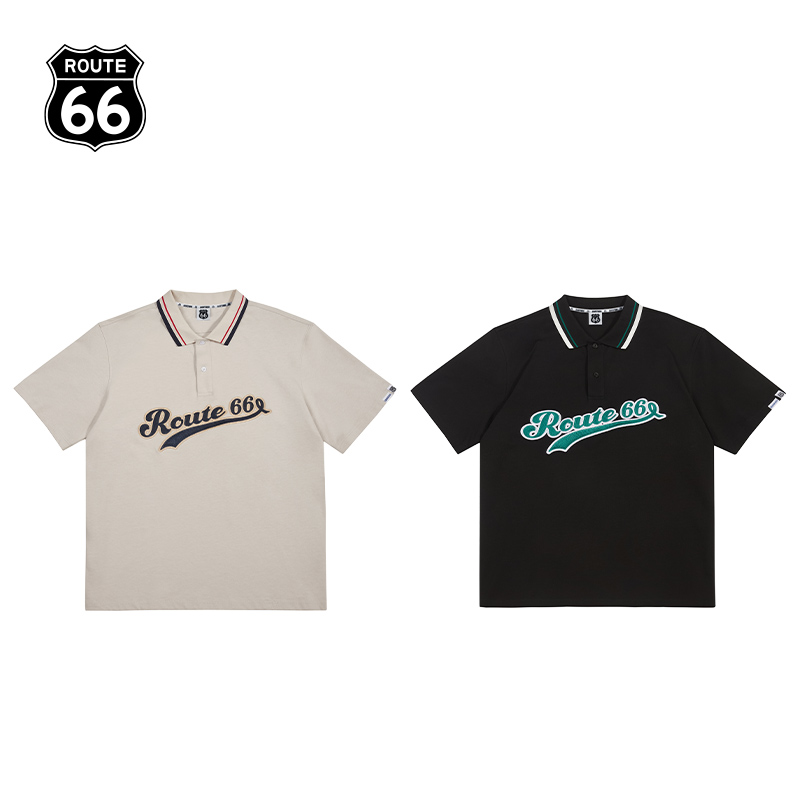 66号公路/route66潮牌情侣polo衫 ROUTE66Polo衫