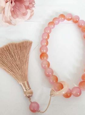 青青子衿手持文玩手串绕指柔古风把件十八籽念珠手串复古汉服配饰