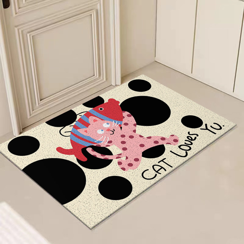 抓住鱼啦入户门垫2025新款玄关丝圈地垫除尘免洗耐脏耐磨脚垫子,淘宝优惠券,粉丝福利购,淘宝优惠卷