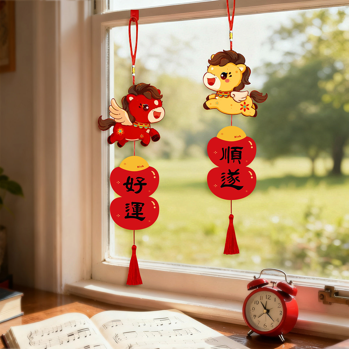 新年醒狮门把手保护套过年春节卡通马门把手挂件家居氛围装饰用品,淘宝优惠券,粉丝福利购,淘宝优惠卷