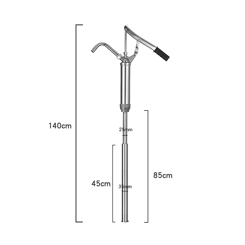 手动抽油泵手压式吸液器手摇抽油泵机油柴油齿轮油桶抽油器大桶泵 - 图0