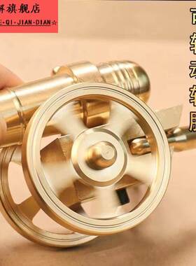 纯黄铜大炮摆件仿真模型意大利炮迫击炮可放鞭炮创意发射器玩具八