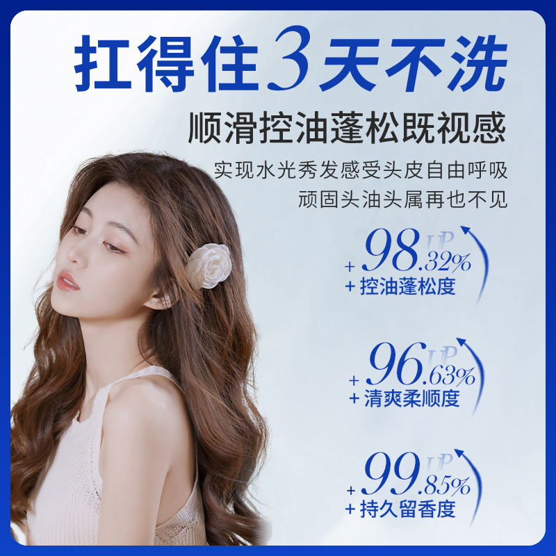 罗斯琳洗发水控油蓬松去油女氨基酸非除螨持久留香洗头膏去屑止痒