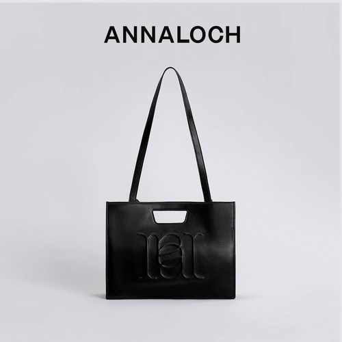 ANNALOCH再生系列经典款简约托特包通勤大容量单肩手提女包 - 图0