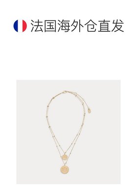 欧洲直邮RalphLauren拉夫劳伦 Lauren金色标志项链