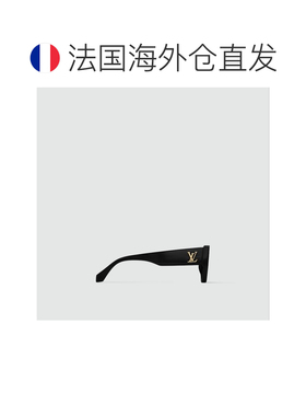 1h可退 欧洲直邮LV/路易威登 男士黑色醋酸纤维太阳镜正品舒适百