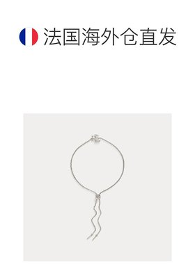 欧洲直邮RalphLauren拉夫劳伦 Sterling Silver银色滑动徽标手链