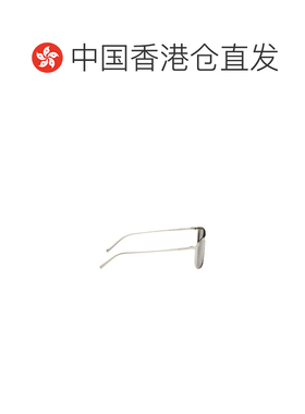 1h可退 香港直邮SAINT LAURENT 男士眼镜 SL605001 SS2024 银色 L