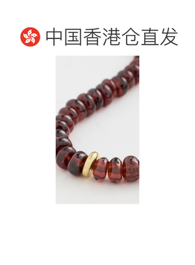 1h可退 香港直邮Shashi 女士 光滑宝石项链 metal金属色 舒适时尚