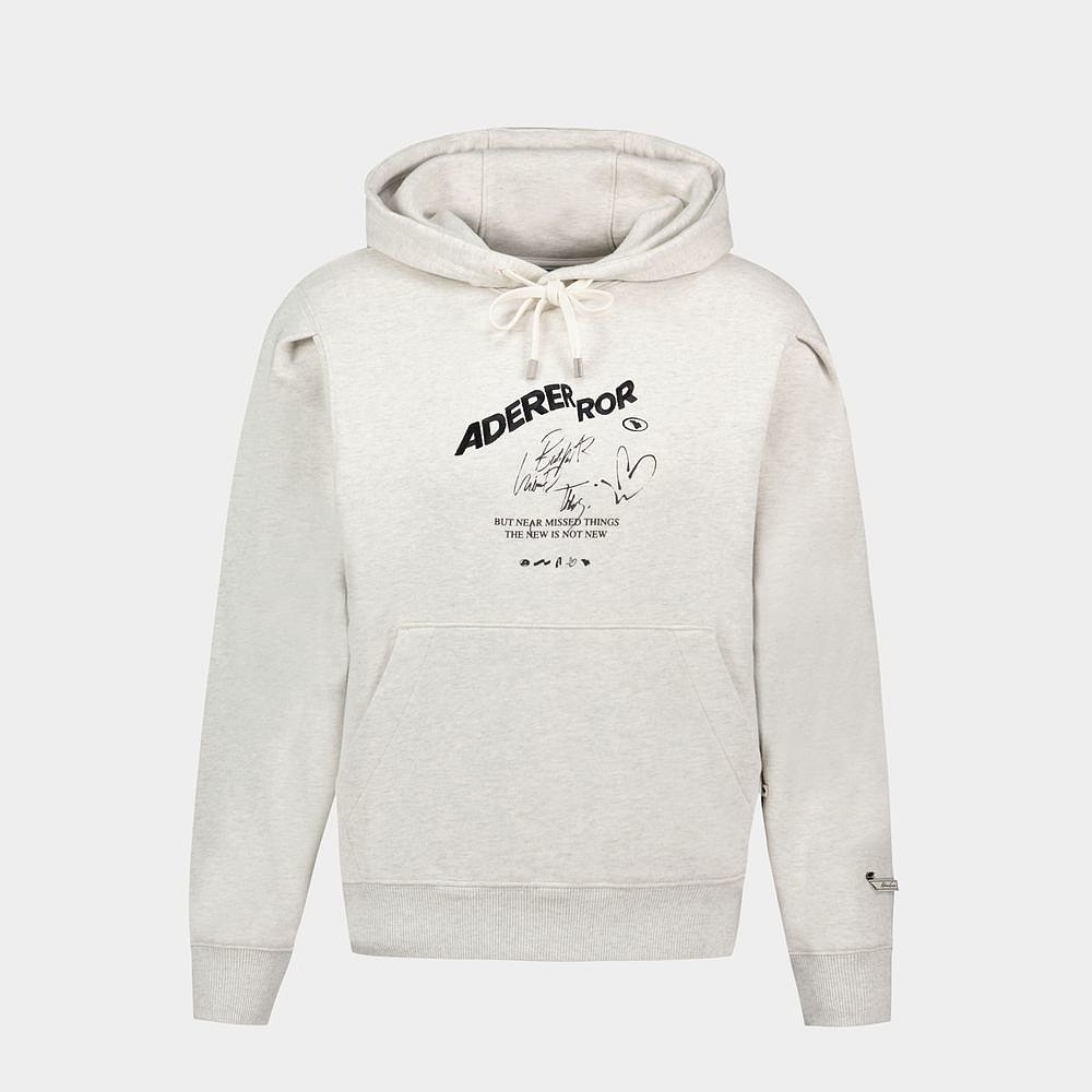 欧洲直邮Hoodie - Ader Error - Cotton - White - 图2