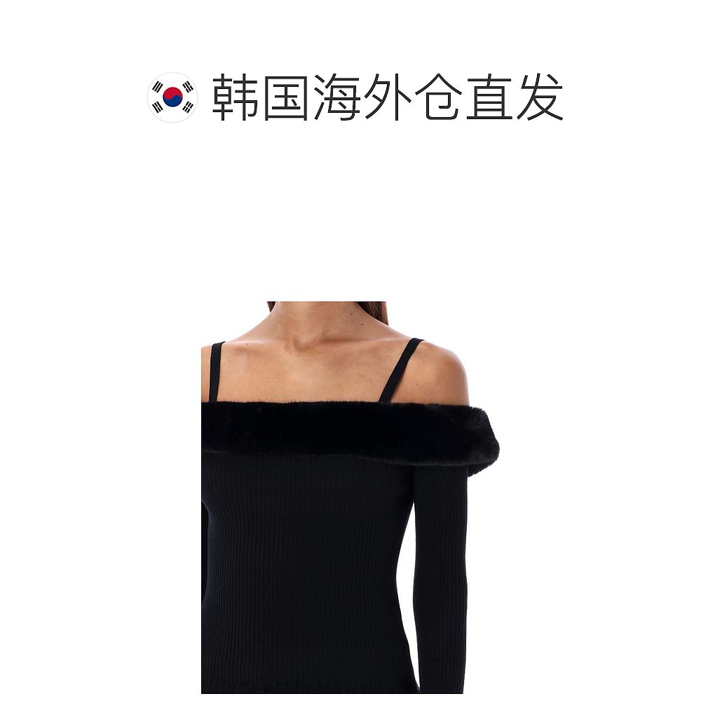 韩国直邮BLUMARINE23FW毛衣女23A2M382AF N0990BLACK-图1