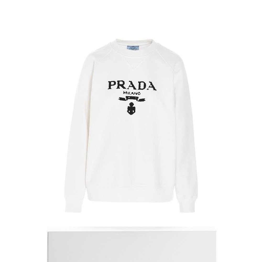 【99新未使用】香港直邮Prada 标志印花卫衣 1346311YYC - 图3