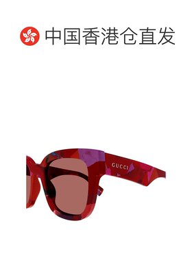 1h可退 香港直邮Gucci 古驰 女士 logo标识太阳镜 GG1624S配饰