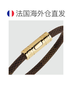 1h可退 欧洲直邮LV/路易威登 女士金色/棕色金属/帆布手链新款