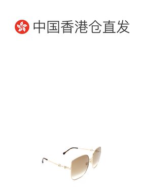 香港直邮1h可退 Gucci 古驰 女士 方框太阳镜 GG0879S metal金属