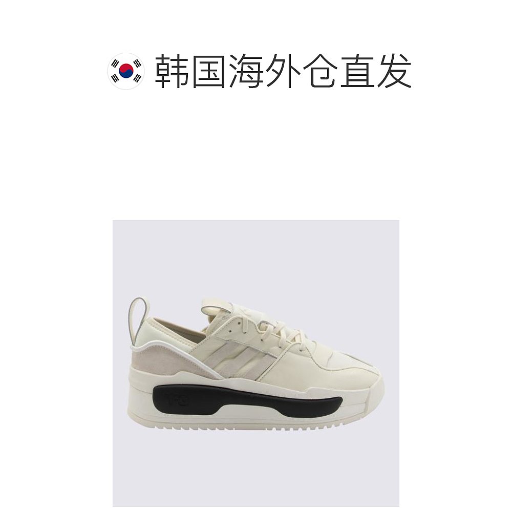 韩国直邮ADIDAS Y324SS平板鞋女IG4091CREAM WHITE OFF WHITE BLA - 图1