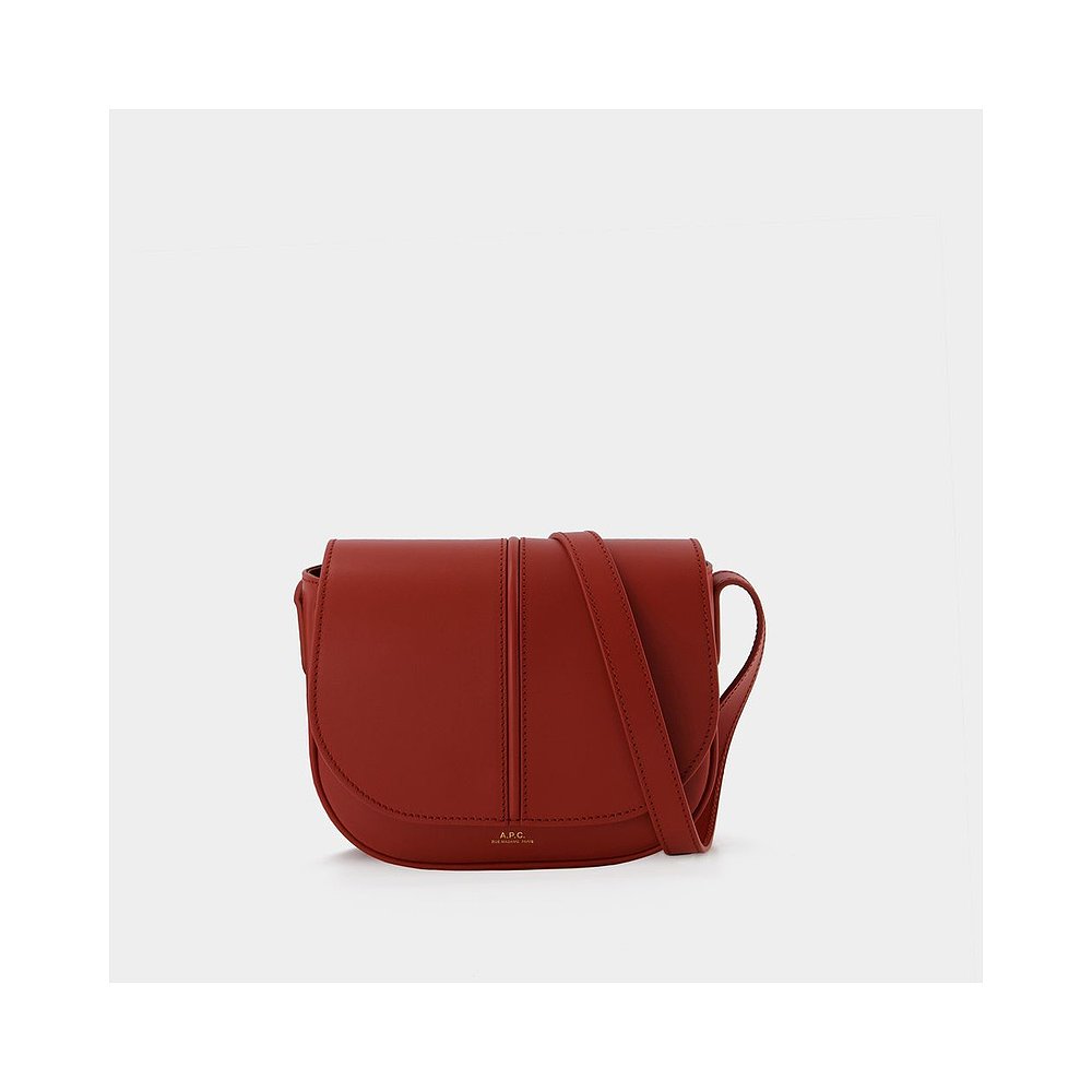 欧洲直邮Betty Crossbody - A.P.C. - Leather - Smoked Red - 图0