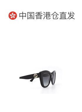 Gucci 黑色logo太阳镜 GG0327S古驰眼镜