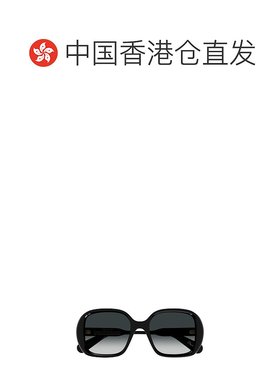1h可退 香港直邮Chloe 蔻依 女士 几何框太阳镜 CH0222S black黑