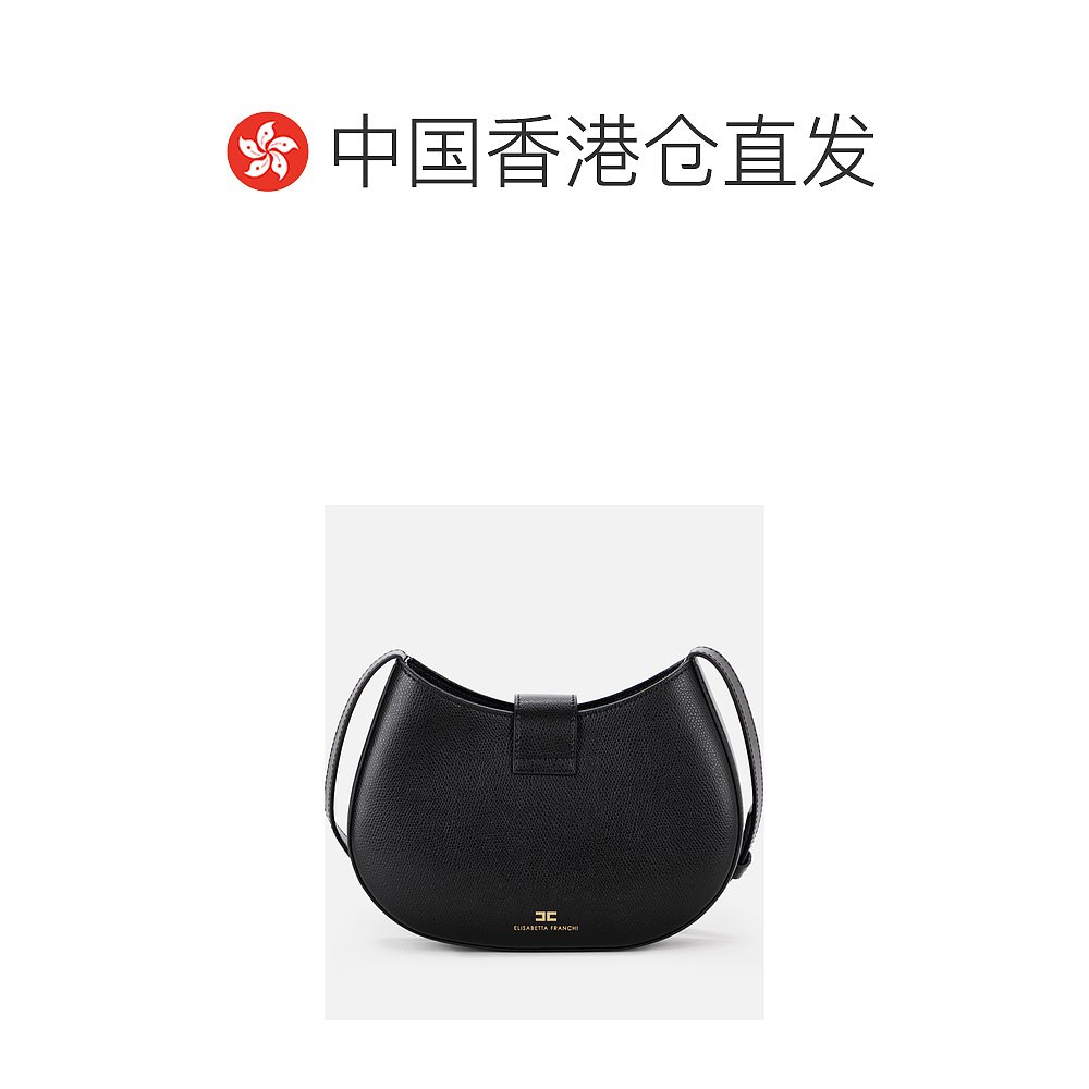 香港直邮Elisabetta Franchi金属徽标中号流浪汉包 BS41F41E2-图1