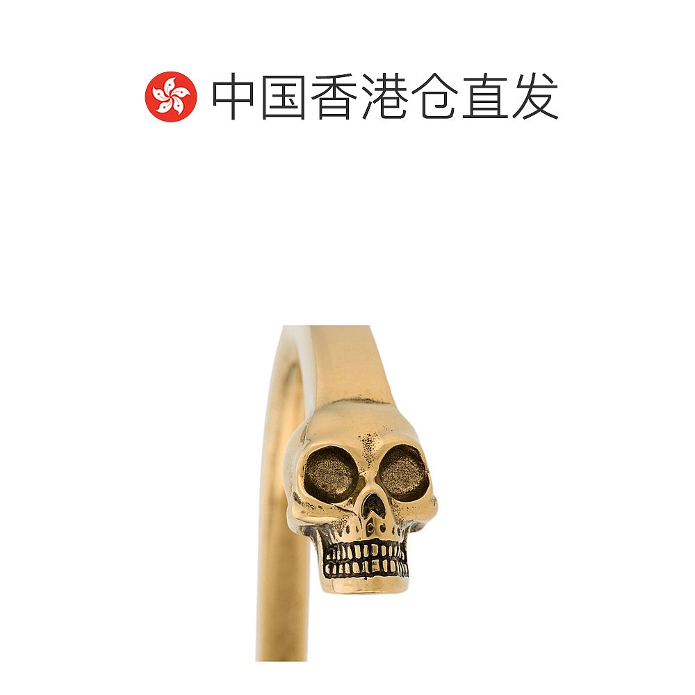 【99新未使用】香港直邮Alexander McQueen skulls cuff手环 5544