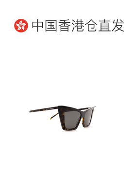 1h可退 香港直邮SAINT LAURENT 女士眼镜 SL372003 AW2024 灰色 S