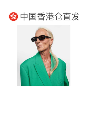1h可退 香港直邮Celine 思琳 女士 矩形太阳眼镜 black黑色 舒适
