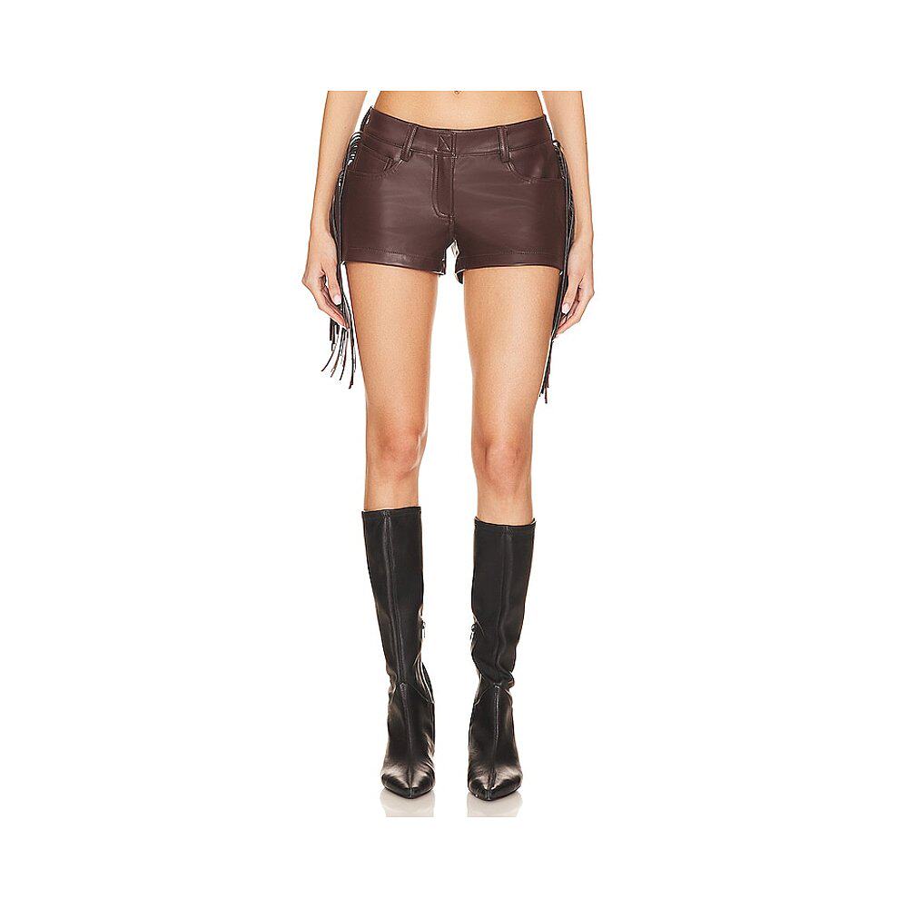 1h可退 香港直邮NORMA KAMALI 诺玛·卡玛丽 女士 x 流苏短裤 ST4 - 图0