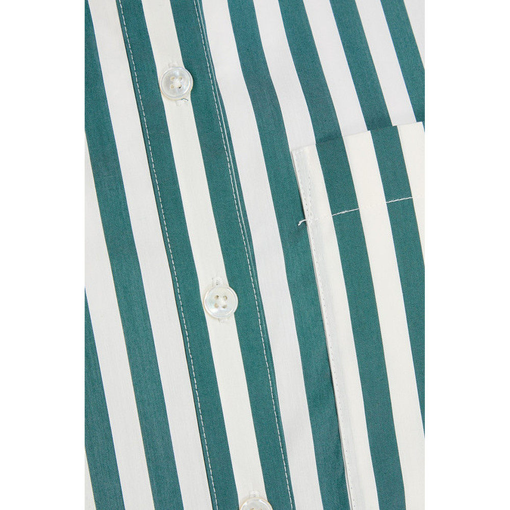 1h可退 香港直邮VERONICA BEARD 女士 Maia 条纹棉混纺府绸衬衫 2,淘宝优惠券,粉丝福利购,淘宝优惠卷