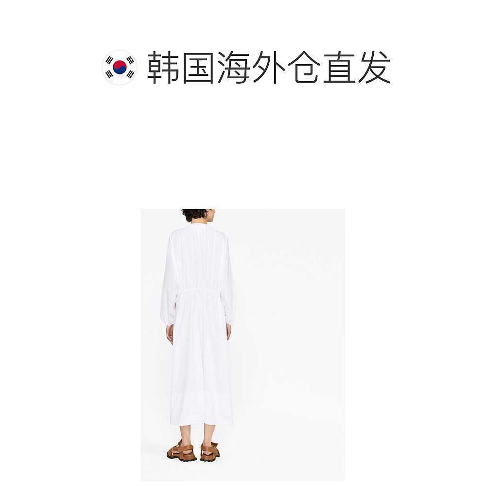 韩国直邮JIL SANDER23SS中长连衣裙女J40CT0114White - 图1