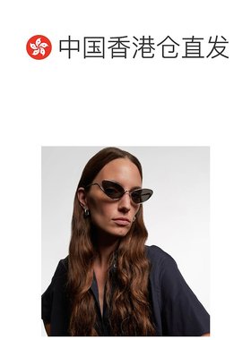 香港直邮LOEWE 罗意威 女士 标志猫眼太阳眼镜 metal金属色 舒适