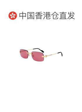 香港直邮CARTIER 男士眼镜 CT0271S010 CO 粉红色 无框太阳镜配饰