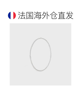 欧洲直邮CELINE24新品小号 Triomphe 镀铑黄铜项链